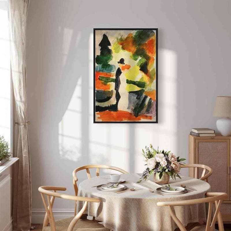 Quadro - Paar im Park (August Macke) in Poster e stampe Collezione Casa - Trebisacce, commercioVirtuoso.it