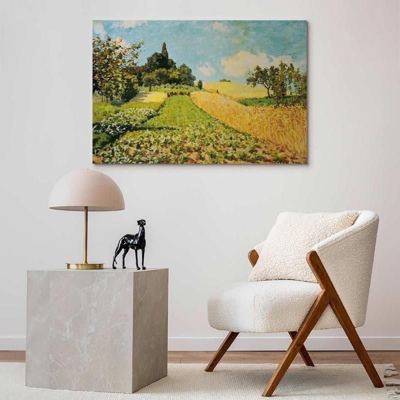 Quadro - Wheat field (Alfred Sisley) in Poster e stampe Collezione Casa - Trebisacce, commercioVirtuoso.it