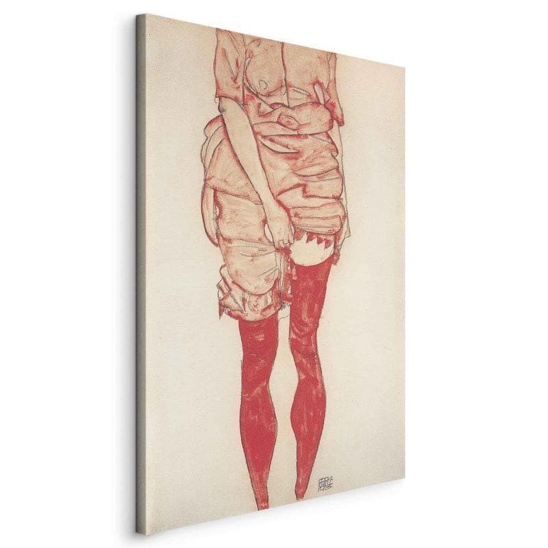 Quadro - Stehende Frau in Rot in Poster e stampe Collezione Casa - Trebisacce, commercioVirtuoso.it
