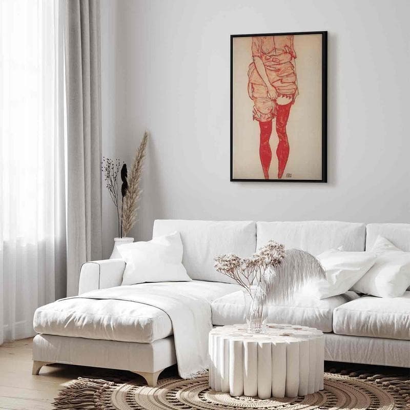 Quadro - Stehende Frau in Rot in Poster e stampe Collezione Casa - Trebisacce, commercioVirtuoso.it