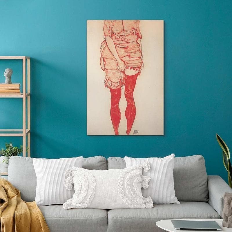 Quadro - Stehende Frau in Rot in Poster e stampe Collezione Casa - Trebisacce, commercioVirtuoso.it
