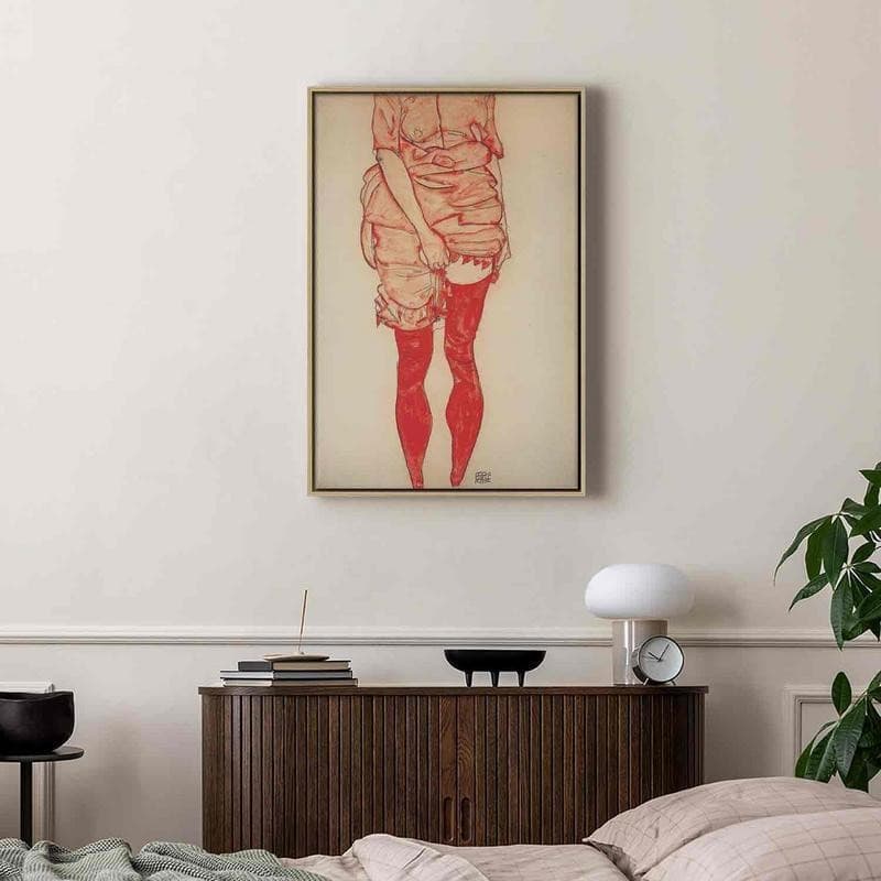 Quadro - Stehende Frau in Rot in Poster e stampe Collezione Casa - Trebisacce, commercioVirtuoso.it