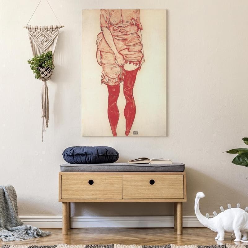 Quadro - Stehende Frau in Rot in Poster e stampe Collezione Casa - Trebisacce, commercioVirtuoso.it