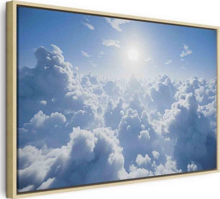 Quadro - Heavenly Calm: Warm Rays of the Sun in Poster e stampe Collezione Casa - Trebisacce, commercioVirtuoso.it