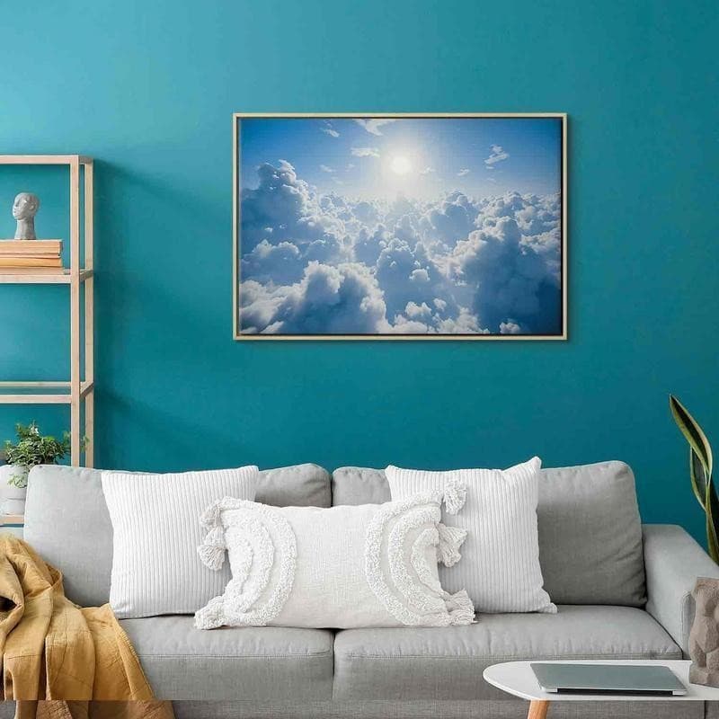 Quadro - Heavenly Calm: Warm Rays of the Sun in Poster e stampe Collezione Casa - Trebisacce, commercioVirtuoso.it