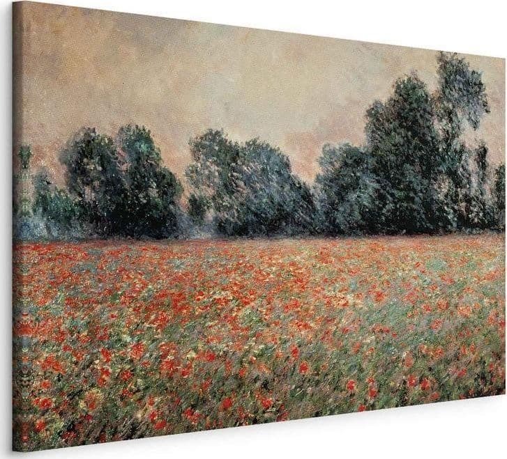 Quadro - Field with wild Poppies (Claude Monet) in Poster e stampe Collezione Casa - Trebisacce, commercioVirtuoso.it