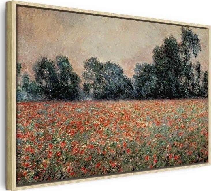 Quadro - Field with wild Poppies (Claude Monet) in Poster e stampe Collezione Casa - Trebisacce, commercioVirtuoso.it