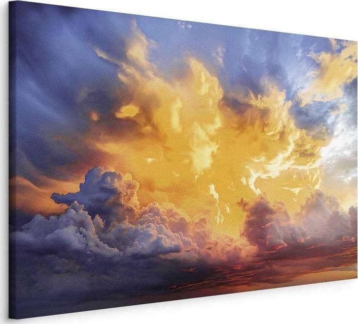 Quadro - Beautiful Sunset - Clouds in Warm Shades in Poster e stampe Collezione Casa - Trebisacce, commercioVirtuoso.it