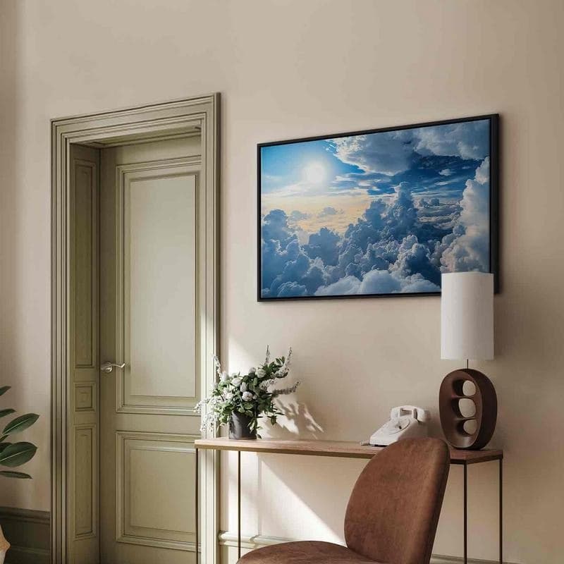 Quadro - Symphony of Light: Sun and Clouds Collaborating on a Beautiful Sky in Poster e stampe Collezione Casa - Trebisacce, commercioVirtuoso.it