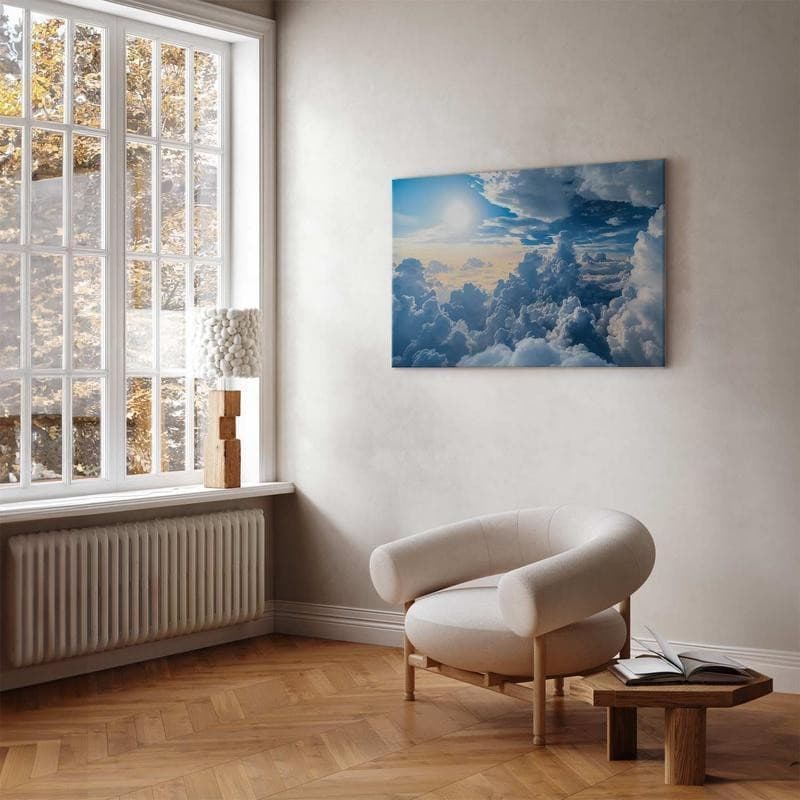 Quadro - Symphony of Light: Sun and Clouds Collaborating on a Beautiful Sky in Poster e stampe Collezione Casa - Trebisacce, commercioVirtuoso.it