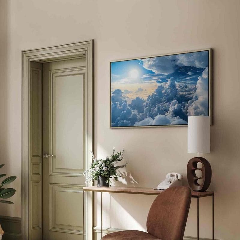 Quadro - Symphony of Light: Sun and Clouds Collaborating on a Beautiful Sky in Poster e stampe Collezione Casa - Trebisacce, commercioVirtuoso.it