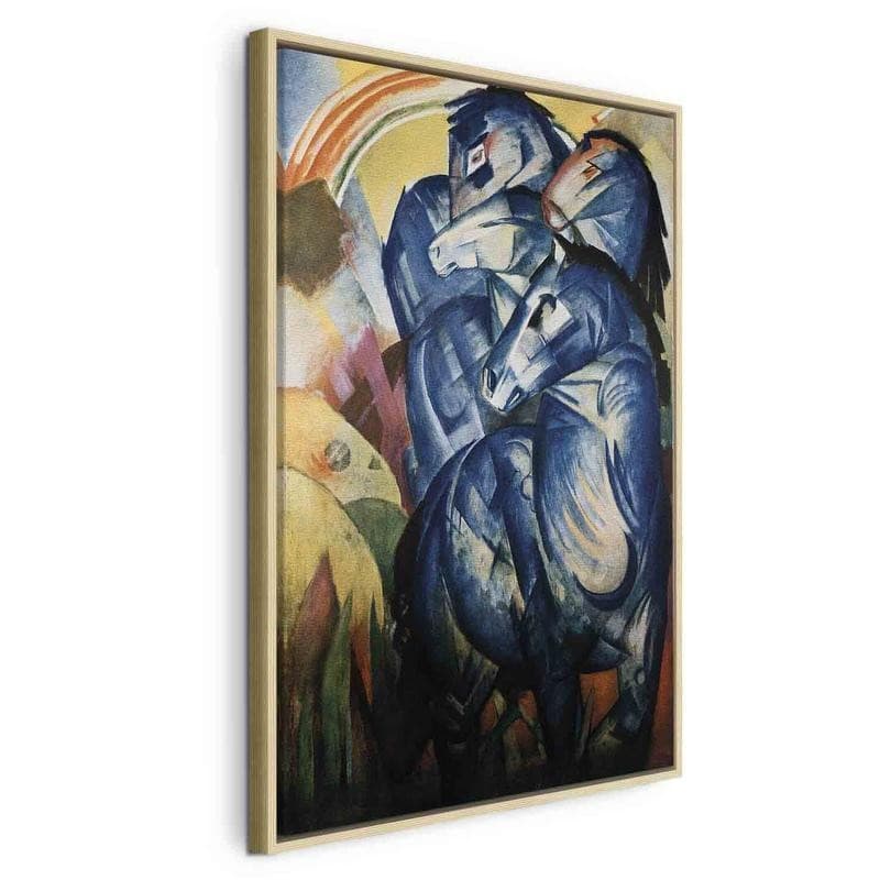 Quadro - The tower of blue horses (Franz Marc) in Poster e stampe Collezione Casa - Trebisacce, commercioVirtuoso.it