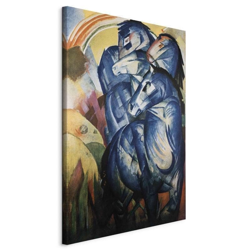 Quadro - The tower of blue horses (Franz Marc) in Poster e stampe Collezione Casa - Trebisacce, commercioVirtuoso.it