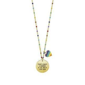 KIDULT COLLANA - THERE'S ALWAYS A RAINBOW AT THE END OF EVERY RAIN in Collane Alba Gioielli - Casoria, commercioVirtuoso.it