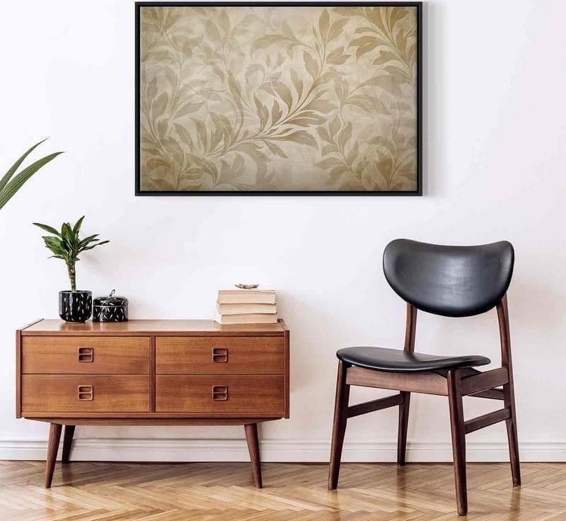 Quadro Foglie rampicanti beige in Poster e stampe Collezione Casa - Trebisacce, commercioVirtuoso.it