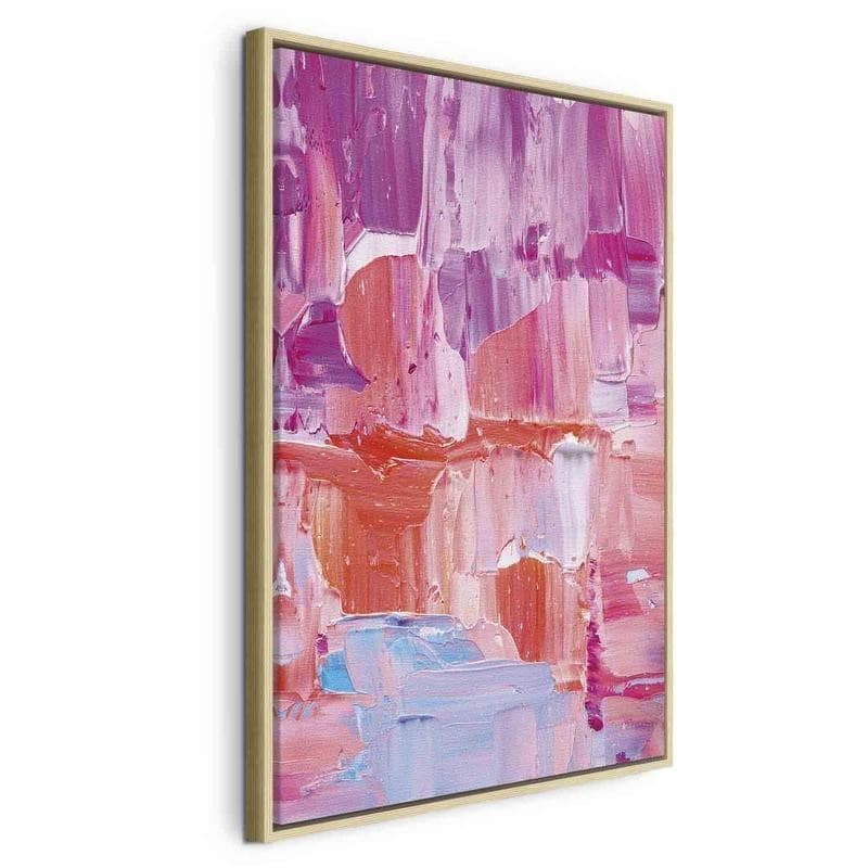 Quadro - Colorful Contrasts - Energetic Color Transitions in Shades of Pink in Poster e stampe Collezione Casa - Trebisacce, commercioVirtuoso.it