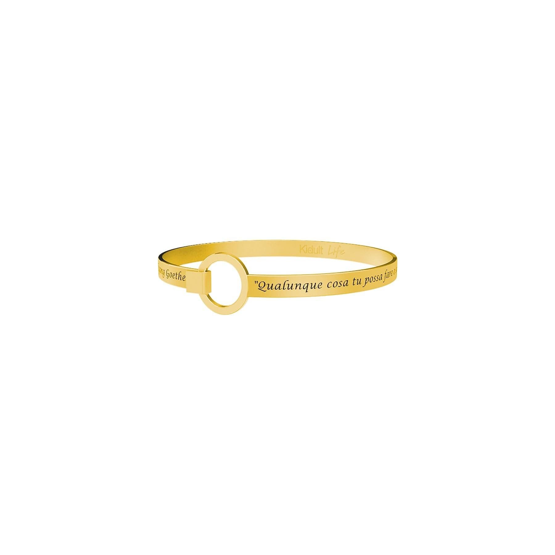 KIDULT BRACCIALE -QUALUNQUE COSA TU … GOETHE