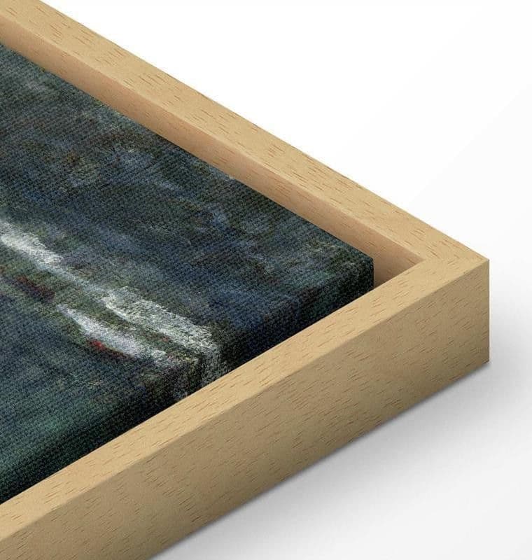 Quadro - Waterlilies: Green Reflections (Claude Monet) in Poster e stampe Collezione Casa - Trebisacce, commercioVirtuoso.it