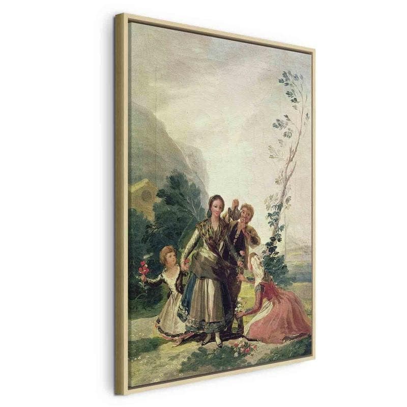 Quadro - Spring or the Flower Seller (Francisco Goya) in Poster e stampe Collezione Casa - Trebisacce, commercioVirtuoso.it
