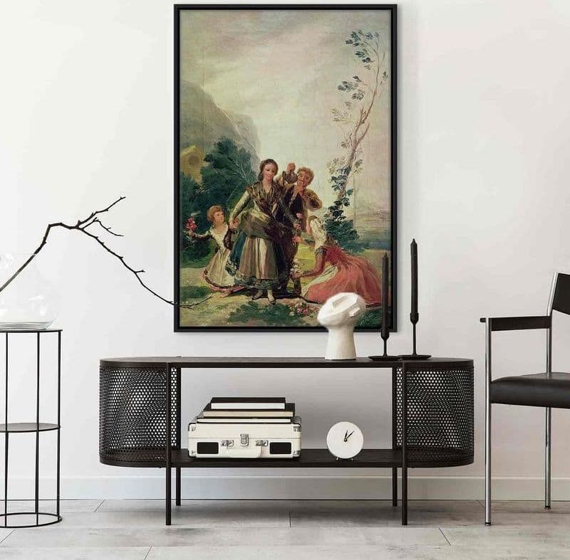 Quadro - Spring or the Flower Seller (Francisco Goya) in Poster e stampe Collezione Casa - Trebisacce, commercioVirtuoso.it