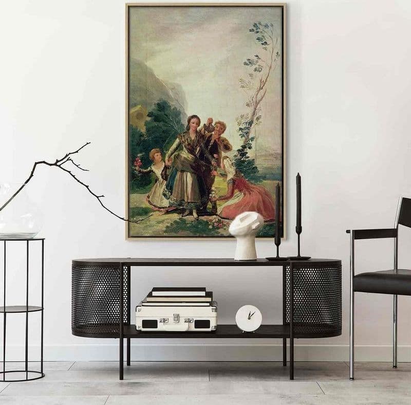 Quadro - Spring or the Flower Seller (Francisco Goya) in Poster e stampe Collezione Casa - Trebisacce, commercioVirtuoso.it