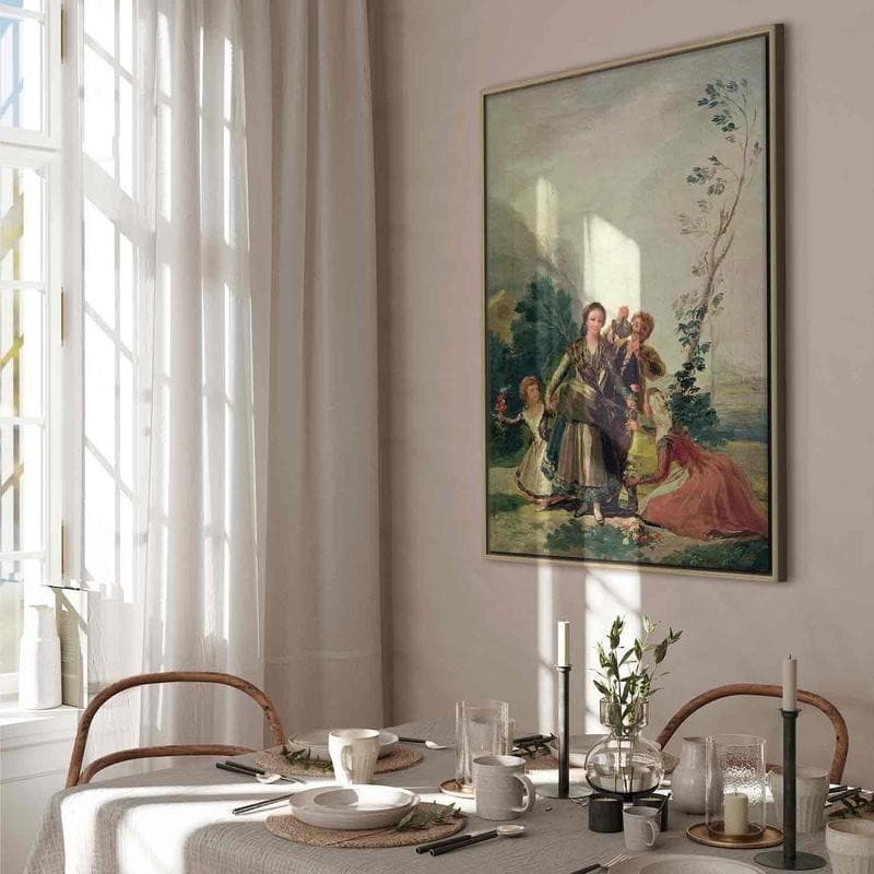 Quadro - Spring or the Flower Seller (Francisco Goya) in Poster e stampe Collezione Casa - Trebisacce, commercioVirtuoso.it