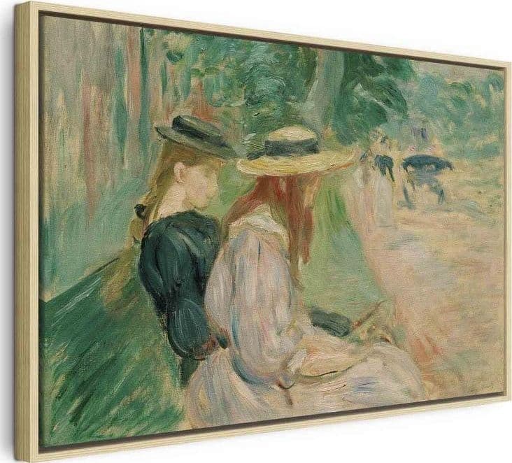 Quadro - Sur un banc de Bois de Boulogne (Berthe Morisot) in Poster e stampe Collezione Casa - Trebisacce, commercioVirtuoso.it