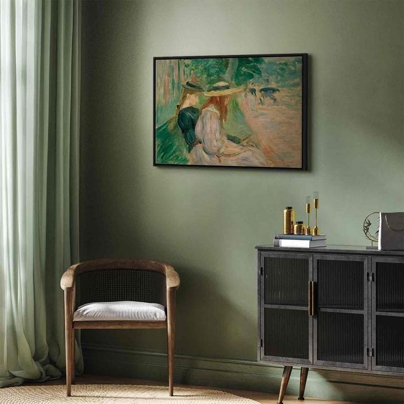 Quadro - Sur un banc de Bois de Boulogne (Berthe Morisot) in Poster e stampe Collezione Casa - Trebisacce, commercioVirtuoso.it