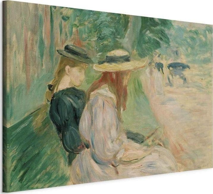 Quadro - Sur un banc de Bois de Boulogne (Berthe Morisot) in Poster e stampe Collezione Casa - Trebisacce, commercioVirtuoso.it