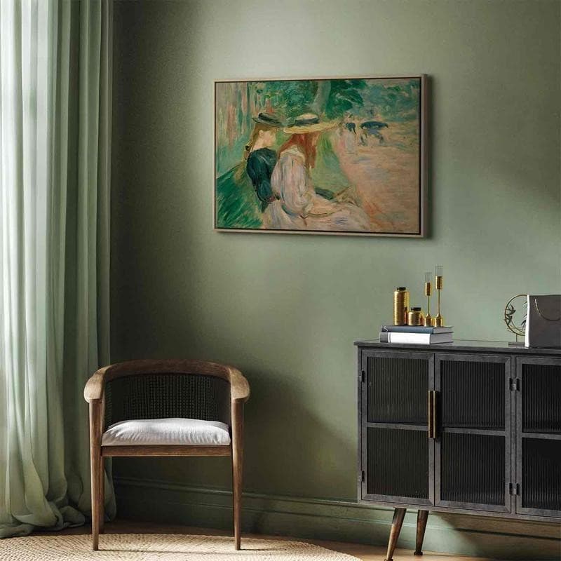 Quadro - Sur un banc de Bois de Boulogne (Berthe Morisot) in Poster e stampe Collezione Casa - Trebisacce, commercioVirtuoso.it