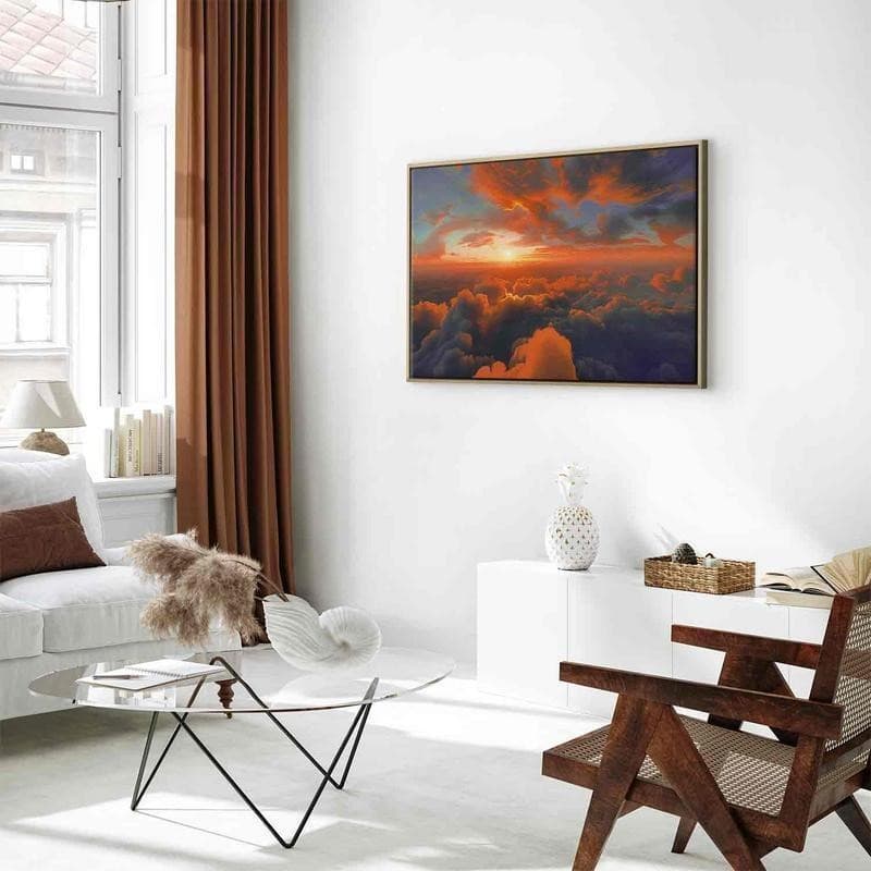 Quadro - When Dawn Tickles the Clouds: A Spectacle of Colors on the Morning Sky in Poster e stampe Collezione Casa - Trebisacce, commercioVirtuoso.it