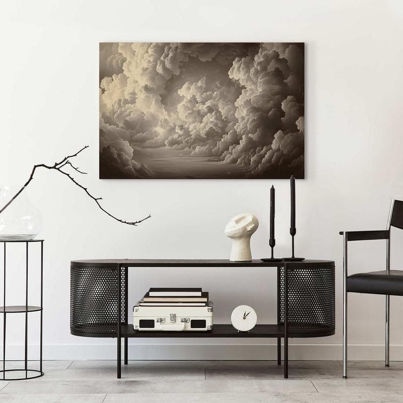 Quadro - Whisper of Illuminated Clouds: Soft Play of Light in the Theater of the Heavens in Poster e stampe Collezione Casa - Trebisacce, commercioVirtuoso.it