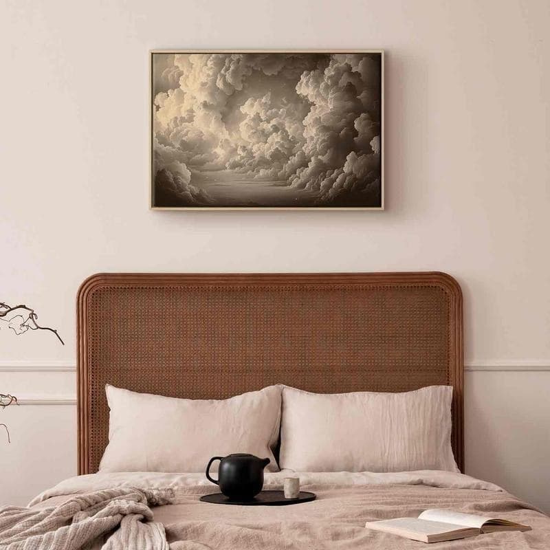 Quadro - Whisper of Illuminated Clouds: Soft Play of Light in the Theater of the Heavens in Poster e stampe Collezione Casa - Trebisacce, commercioVirtuoso.it