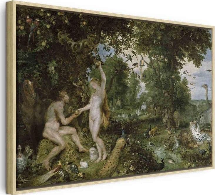 Quadro - The Garden of Eden with the Fall of Man (Peter Paul Rubens) in Poster e stampe Collezione Casa - Trebisacce, commercioVirtuoso.it