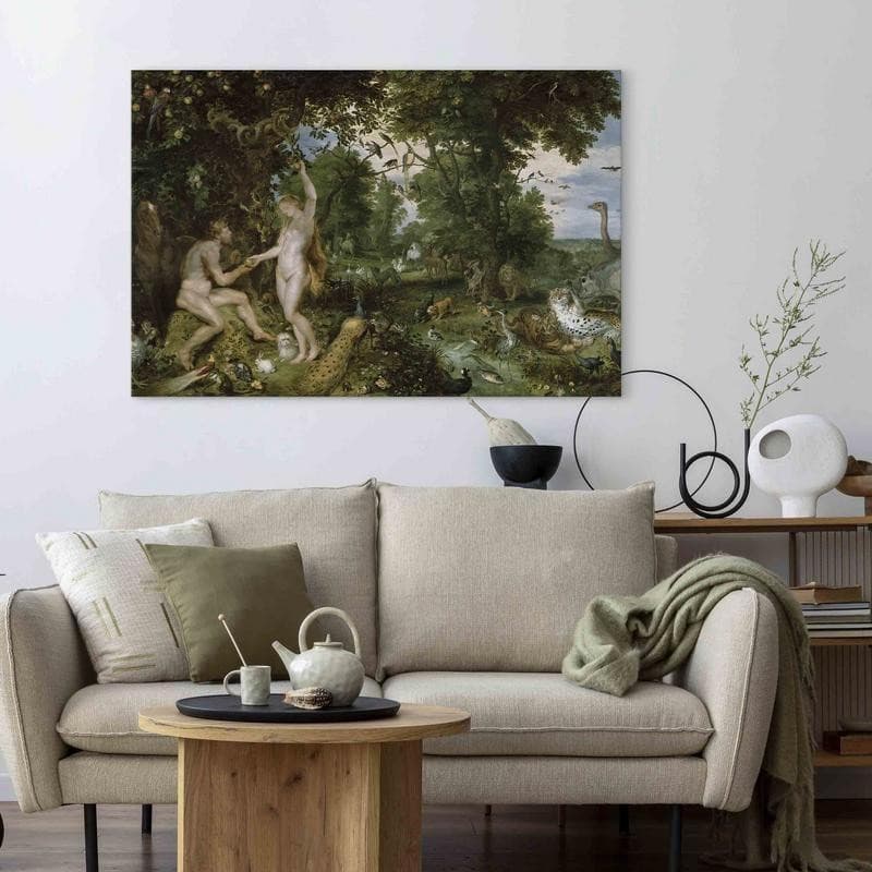 Quadro - The Garden of Eden with the Fall of Man (Peter Paul Rubens) in Poster e stampe Collezione Casa - Trebisacce, commercioVirtuoso.it