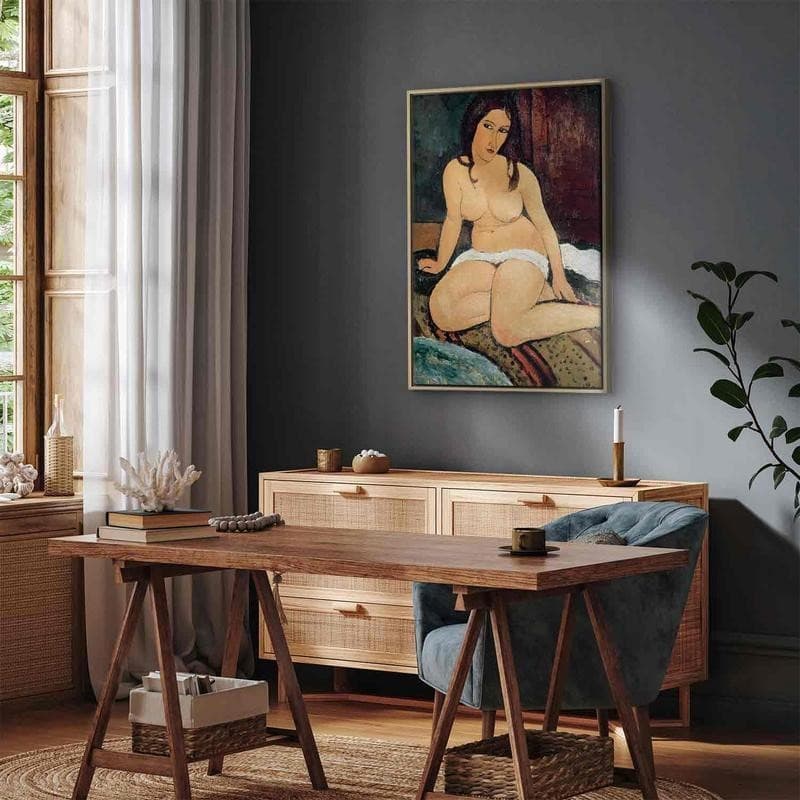 Quadro - Seated Nude (Amedeo Modigliani) in Poster e stampe Collezione Casa - Trebisacce, commercioVirtuoso.it