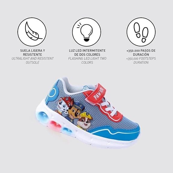 Scarpe Paw Patrol alte con luci dal 24 al 30 in Sneaker casual UP Calzature Balduina - Roma, commercioVirtuoso.it