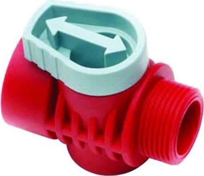 IPIERRE RUBINETTO BIDIREZIONALE - con filetto F 3/4 - M 3/4 -- FER 170826 in prodotto EuroStore07 - Alatri, commercioVirtuoso.it