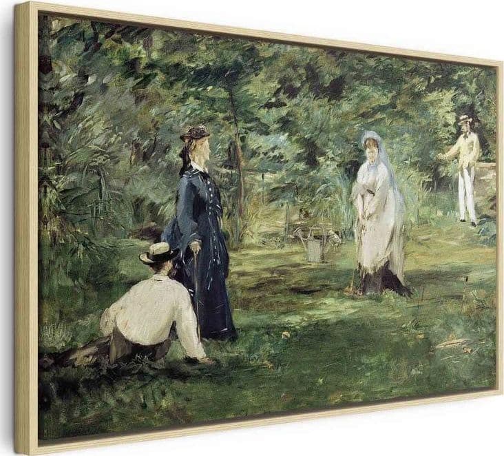 Quadro - La Partie de croquet à Paris (Edouard Manet) in Poster e stampe Collezione Casa - Trebisacce, commercioVirtuoso.it