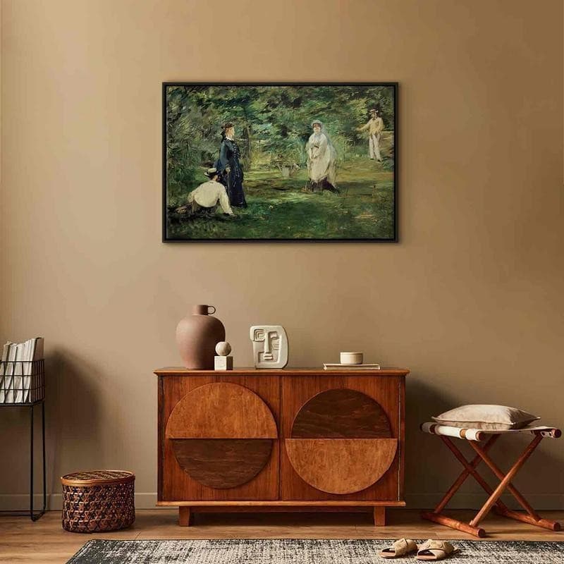 Quadro - La Partie de croquet à Paris (Edouard Manet) in Poster e stampe Collezione Casa - Trebisacce, commercioVirtuoso.it