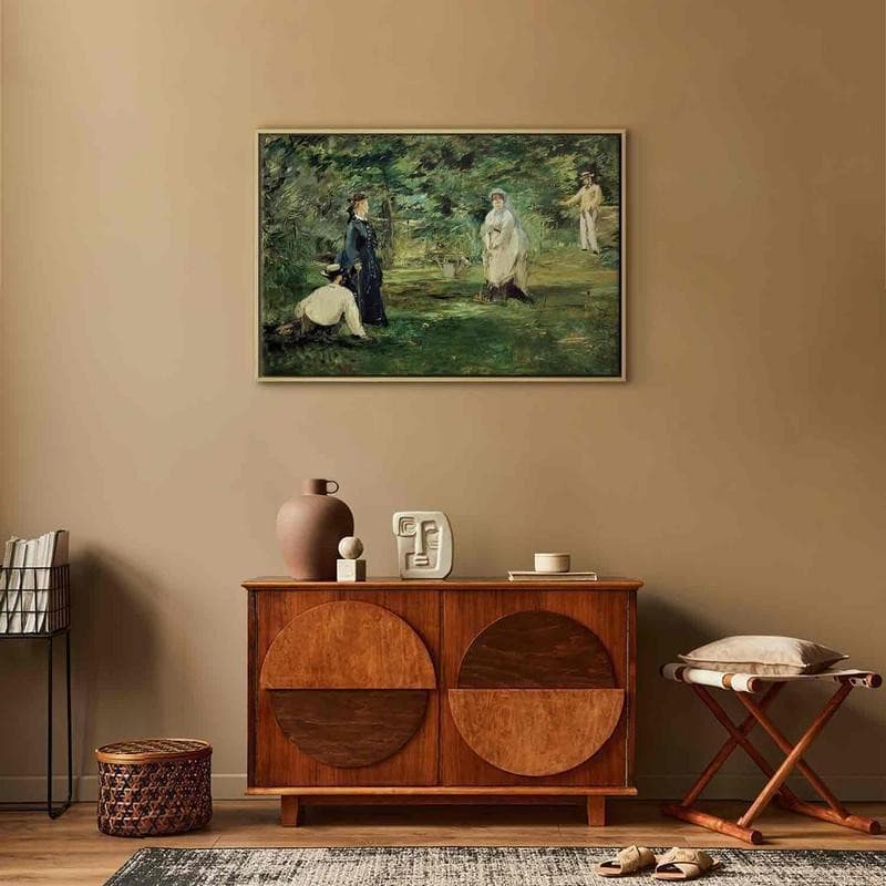 Quadro - La Partie de croquet à Paris (Edouard Manet) in Poster e stampe Collezione Casa - Trebisacce, commercioVirtuoso.it