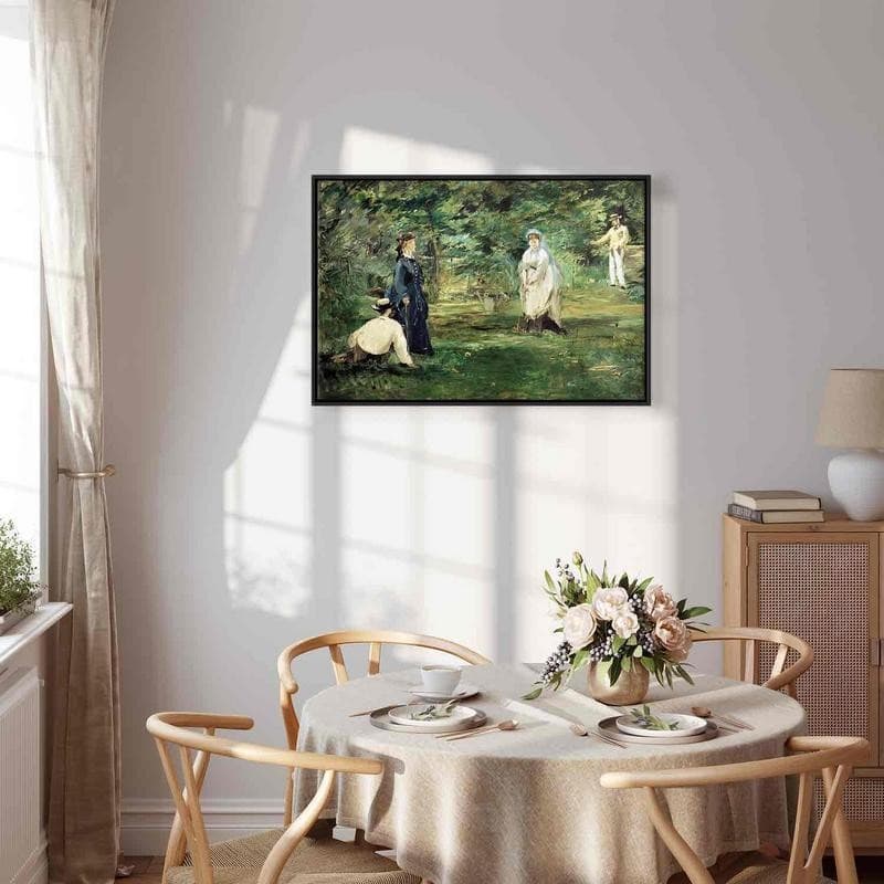 Quadro - La Partie de croquet à Paris (Edouard Manet) in Poster e stampe Collezione Casa - Trebisacce, commercioVirtuoso.it