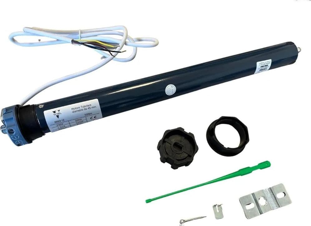 Kit motore per tapparella da diametro 45mm coppia 50Nm capacità 100kg