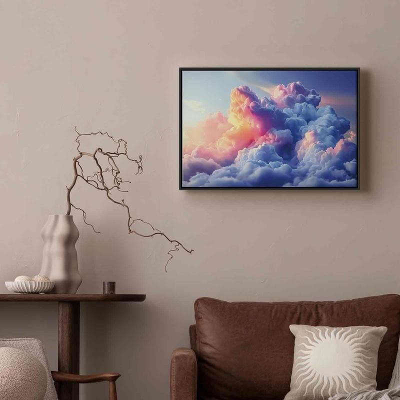 Quadro - Clouds Like Painted: Artistic Brushes of Dawn Painting the Sky in Poster e stampe Collezione Casa - Trebisacce, commercioVirtuoso.it