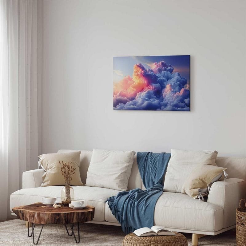 Quadro - Clouds Like Painted: Artistic Brushes of Dawn Painting the Sky in Poster e stampe Collezione Casa - Trebisacce, commercioVirtuoso.it