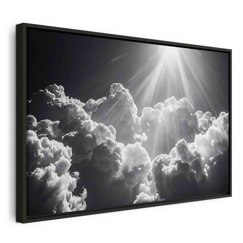 Quadro - Hope in the Clouds: Inspiring Rays of the Sun – Awaken Emotions in Poster e stampe Collezione Casa - Trebisacce, commercioVirtuoso.it