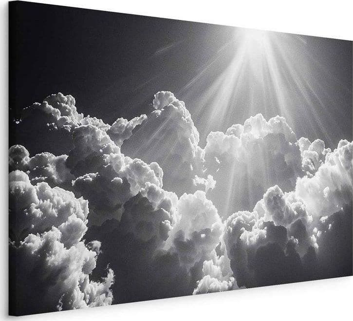 Quadro - Hope in the Clouds: Inspiring Rays of the Sun – Awaken Emotions in Poster e stampe Collezione Casa - Trebisacce, commercioVirtuoso.it