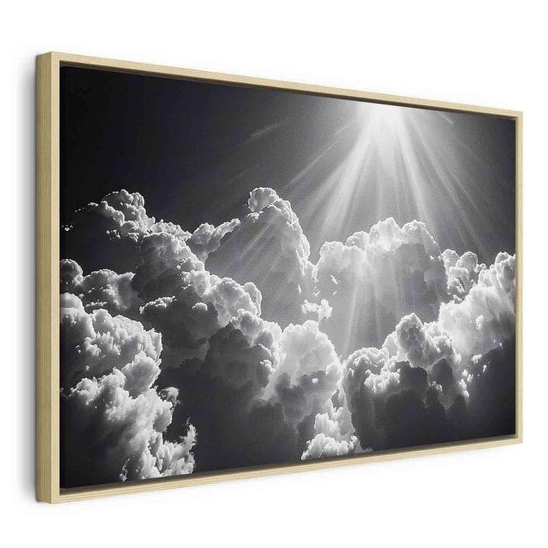 Quadro - Hope in the Clouds: Inspiring Rays of the Sun – Awaken Emotions in Poster e stampe Collezione Casa - Trebisacce, commercioVirtuoso.it