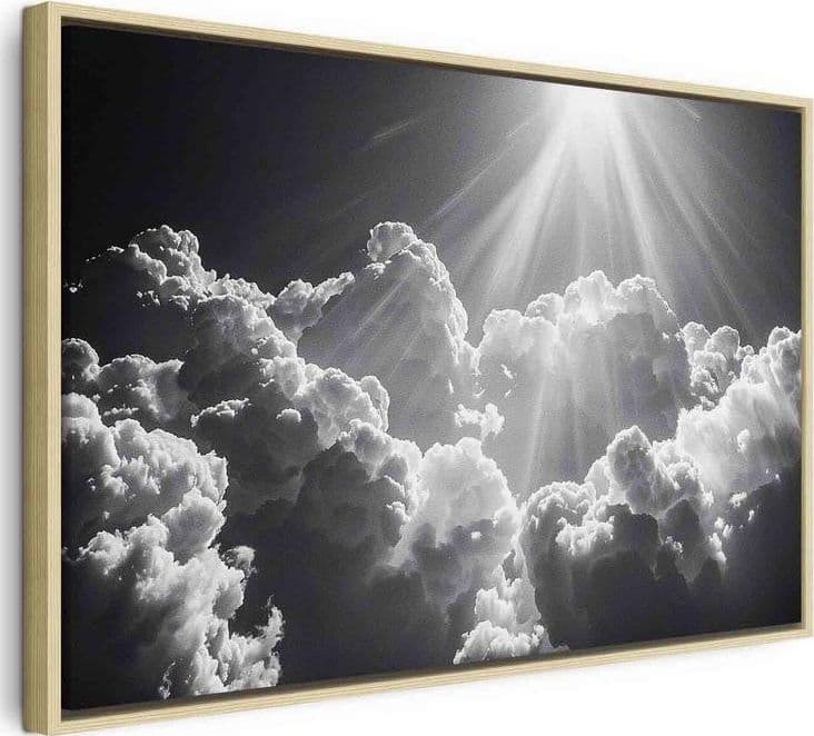 Quadro - Hope in the Clouds: Inspiring Rays of the Sun – Awaken Emotions in Poster e stampe Collezione Casa - Trebisacce, commercioVirtuoso.it