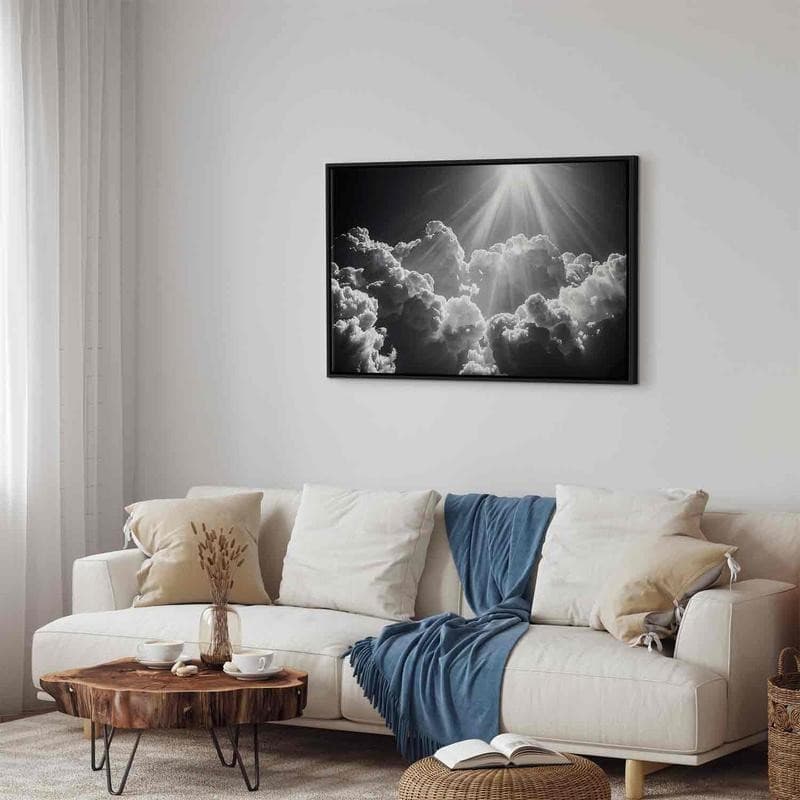 Quadro - Hope in the Clouds: Inspiring Rays of the Sun – Awaken Emotions in Poster e stampe Collezione Casa - Trebisacce, commercioVirtuoso.it